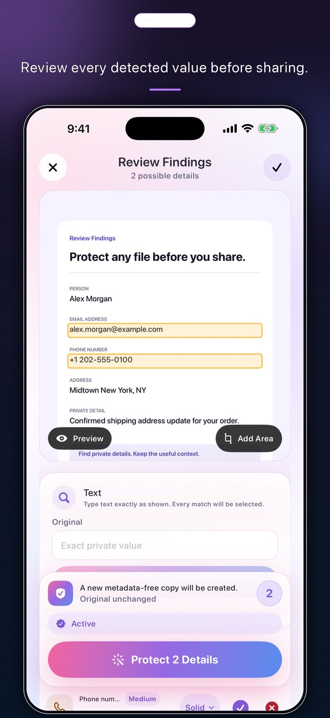 Mask My File: Remove Your Info