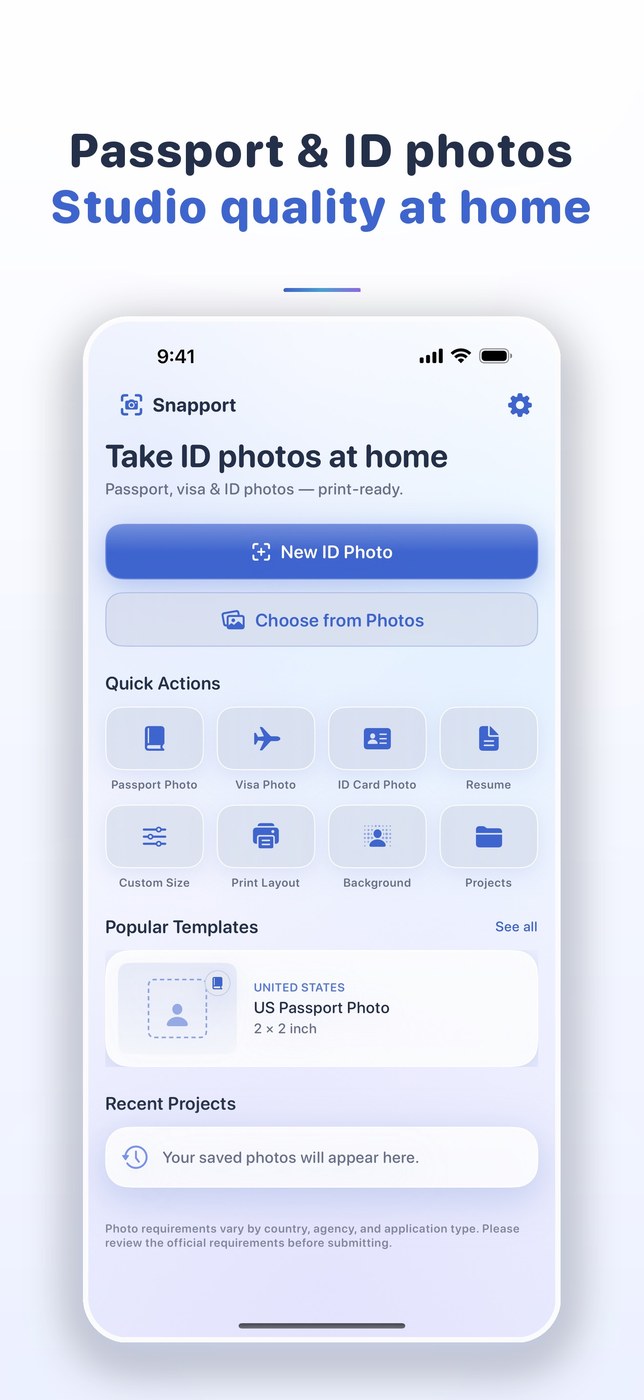 Snapport: Passport & ID Photos